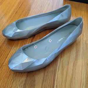 United Nude Silver Jewel Flats